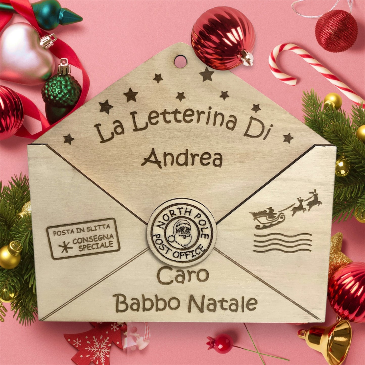 Letterina Babbo Natale Personalizzata con Nome